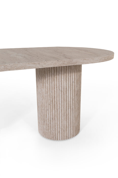 Table Venise effet travertin