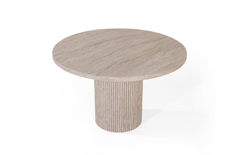 Table Petra effet travertin