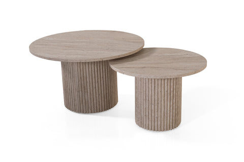 Table Duo Perla Travertin