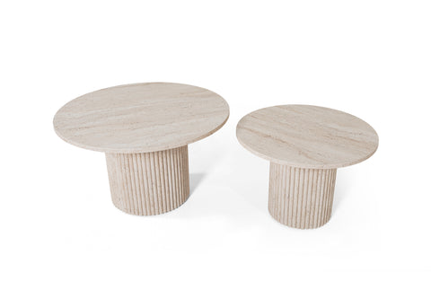 Table Duo Perla Travertin