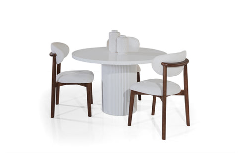 Table Petra Blanc Laqué
