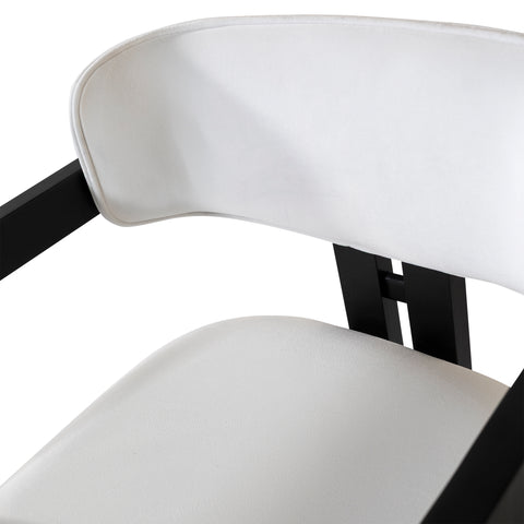 Hera Velours Blanc