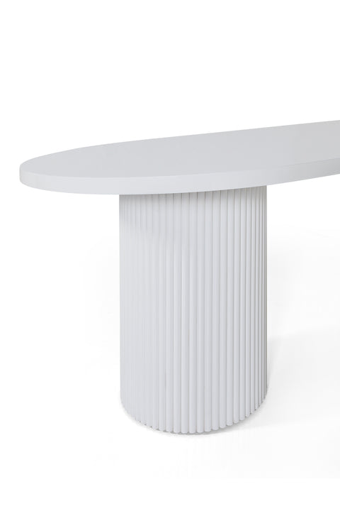 Table Venise Blanc Laqué